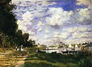 Claude Monet The dock at Argenteuil USA oil painting reproduction